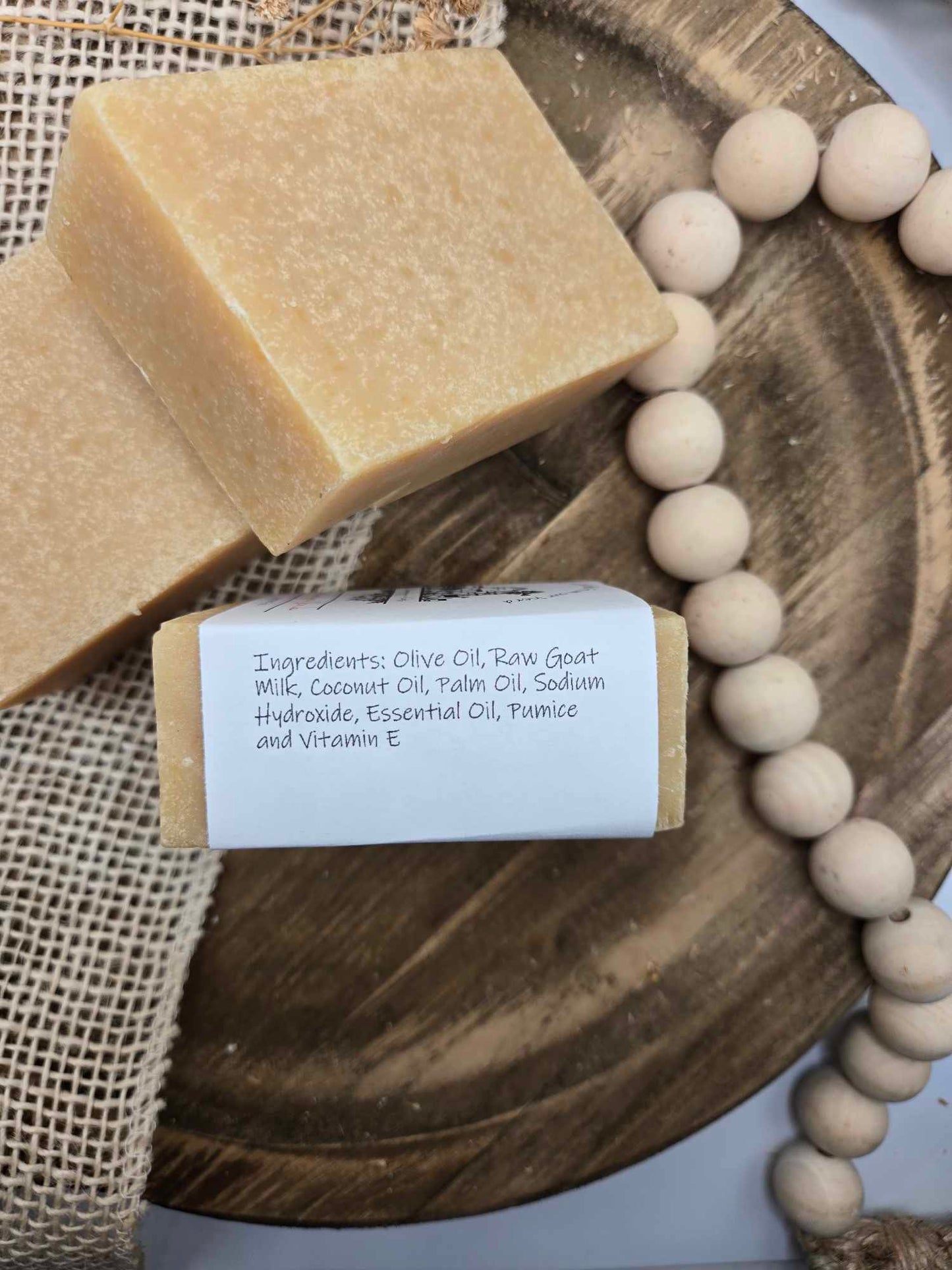 Orange Scrub Goat Milk Bar Soap