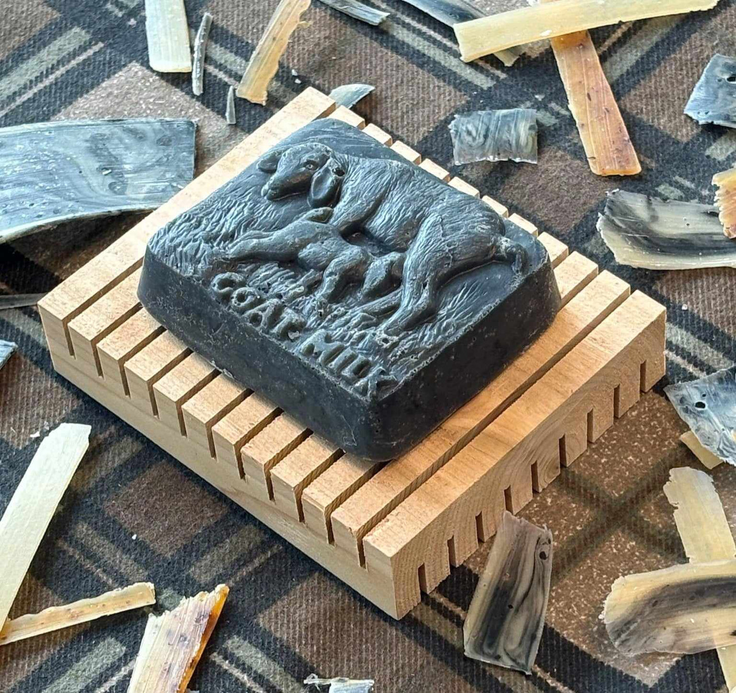 Draining Cedar Soap Dish