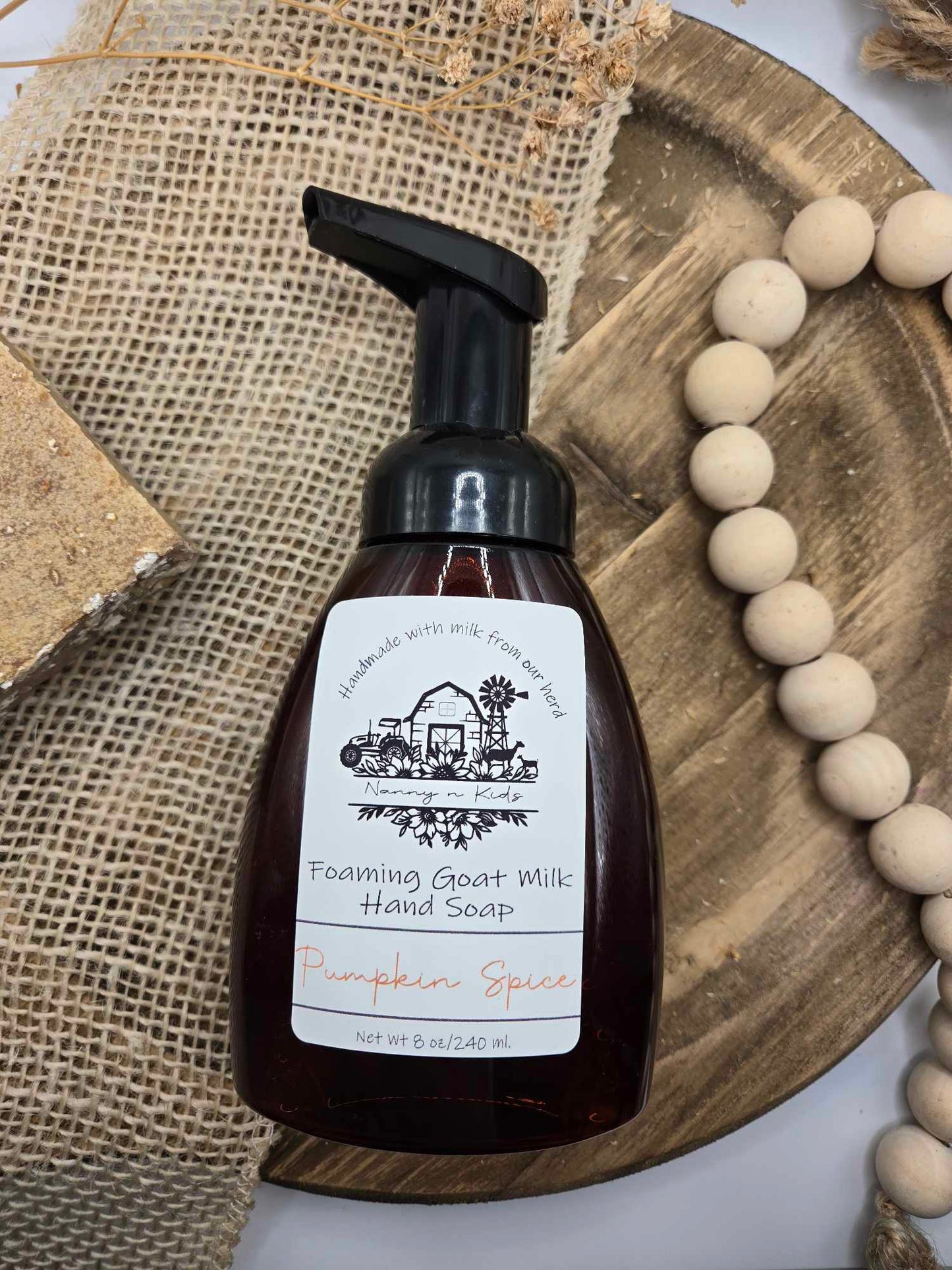 Pumpkin Spice Goat Milk Foaming Soap