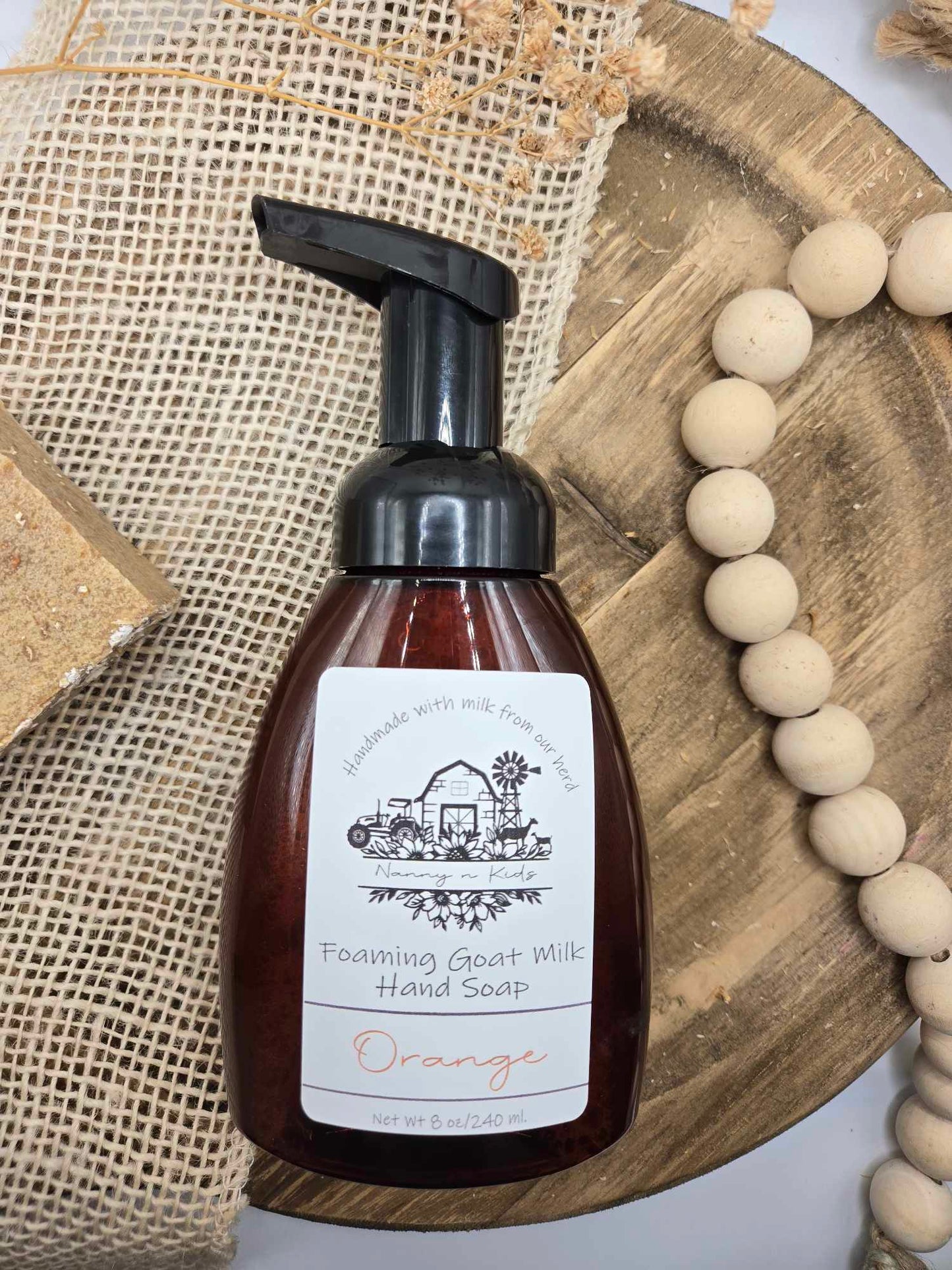 Foaming Orange Goat Milk Soap
