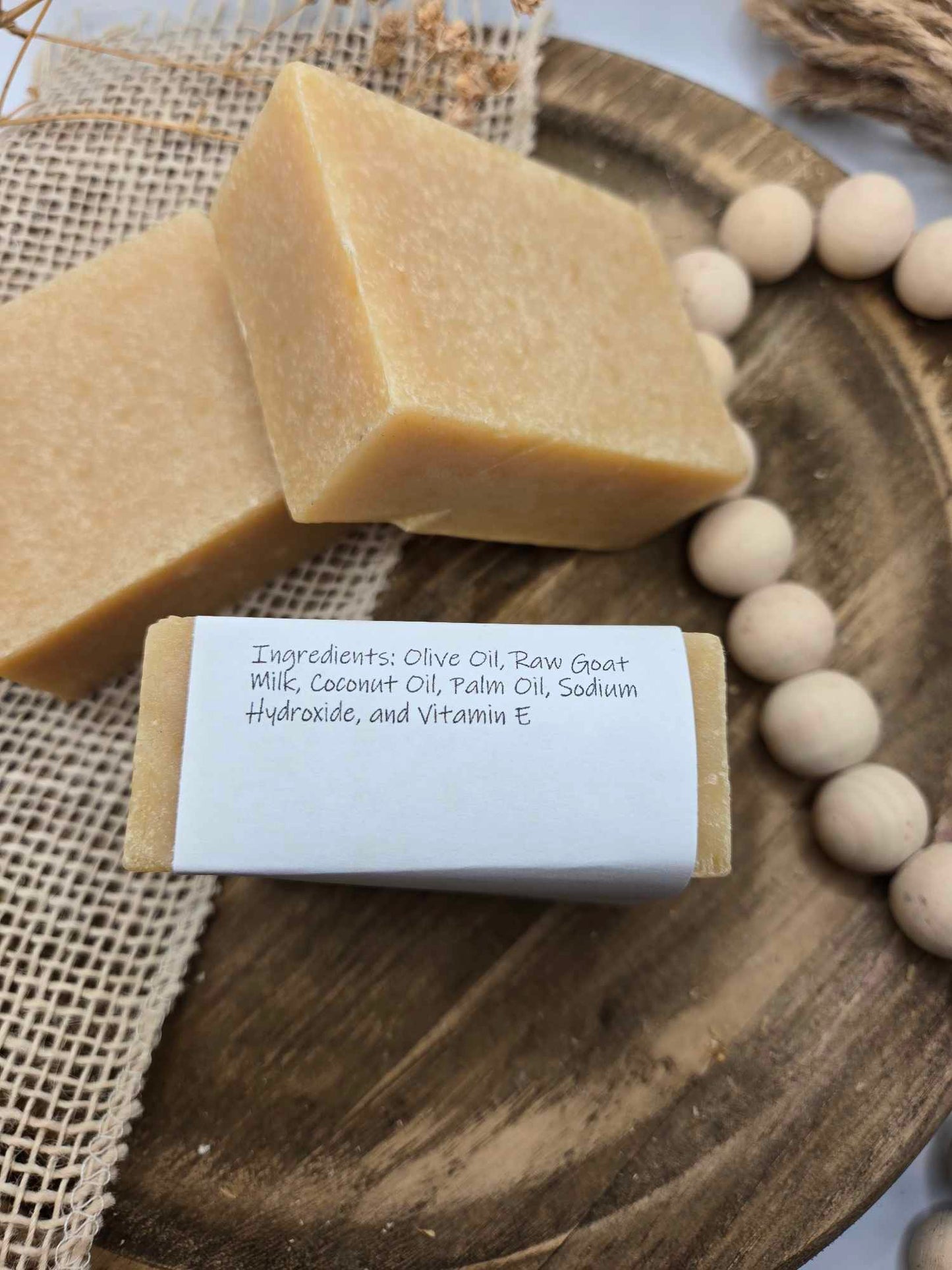 Plain Goat Milk Bar Soap