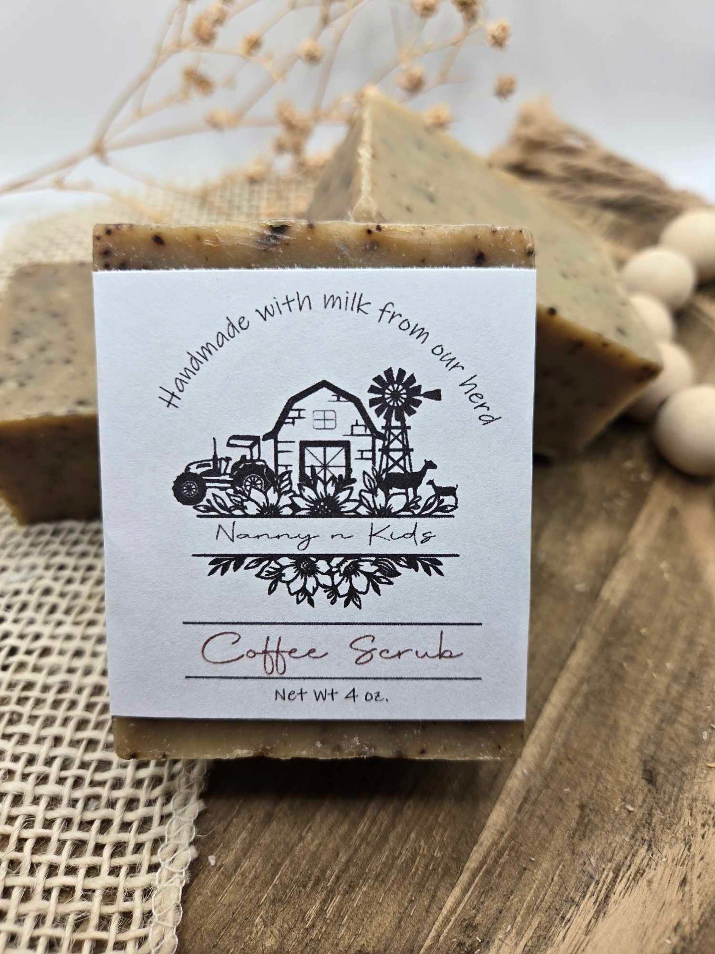 Coffee Scrub Goat Milk Bar Soap