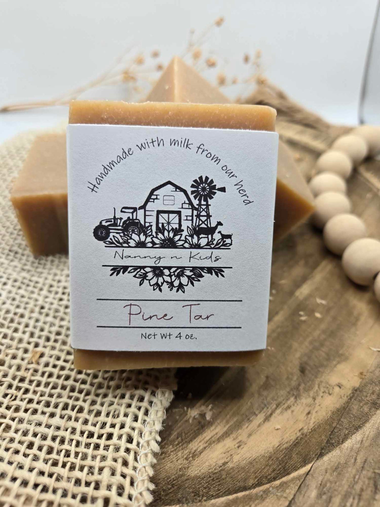 Pine Tar Goat Milk Bar Soap