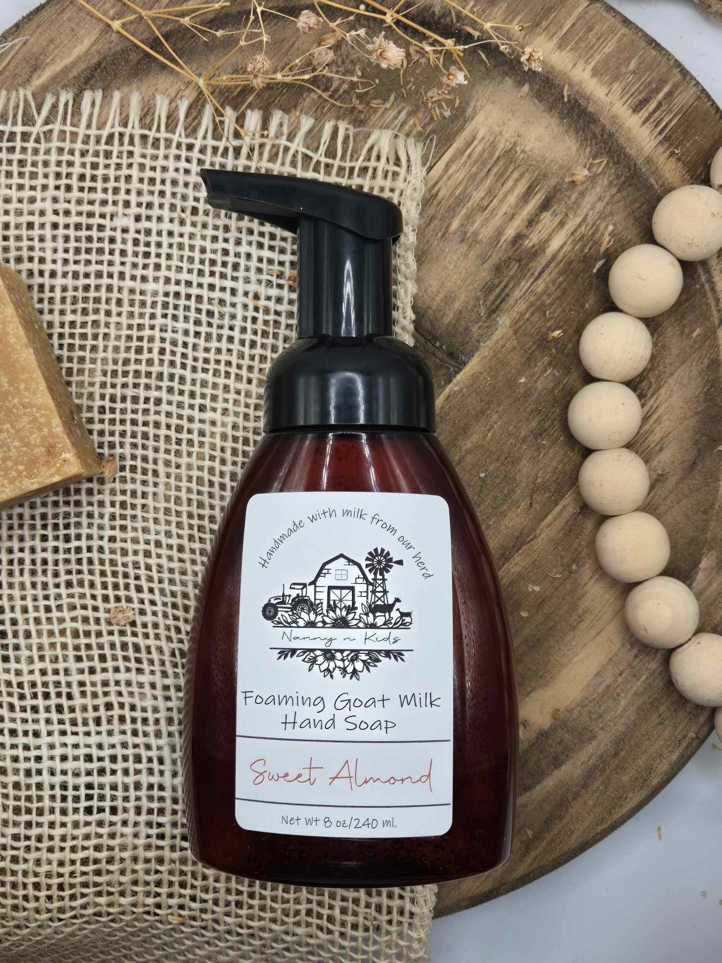 Sweet Almond Goat Milk Foaming Soap