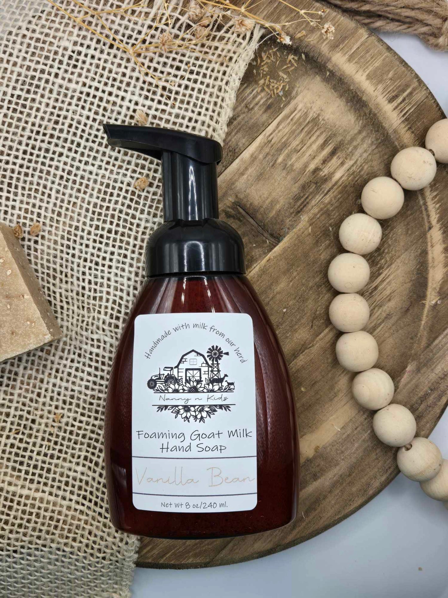 Vanilla Bean Goat Milk Foaming Soap