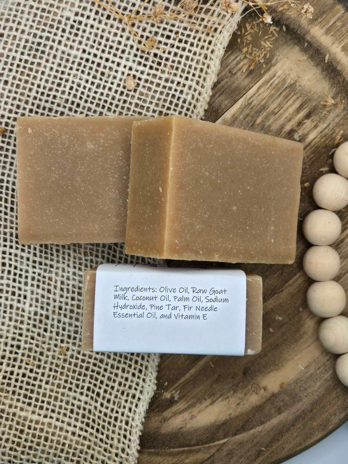 Pine Tar Goat Milk Bar Soap