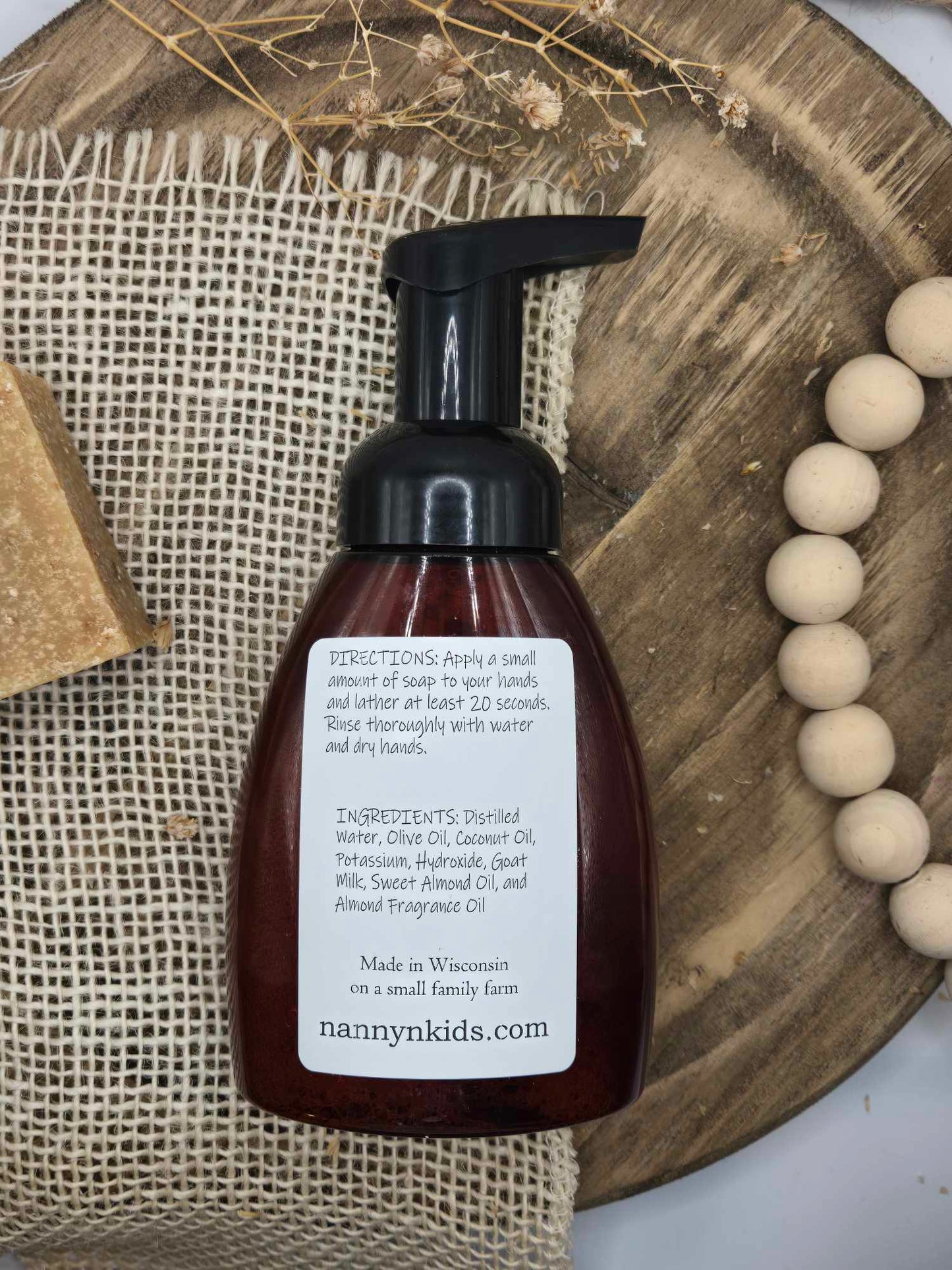 Sweet Almond Goat Milk Foaming Soap