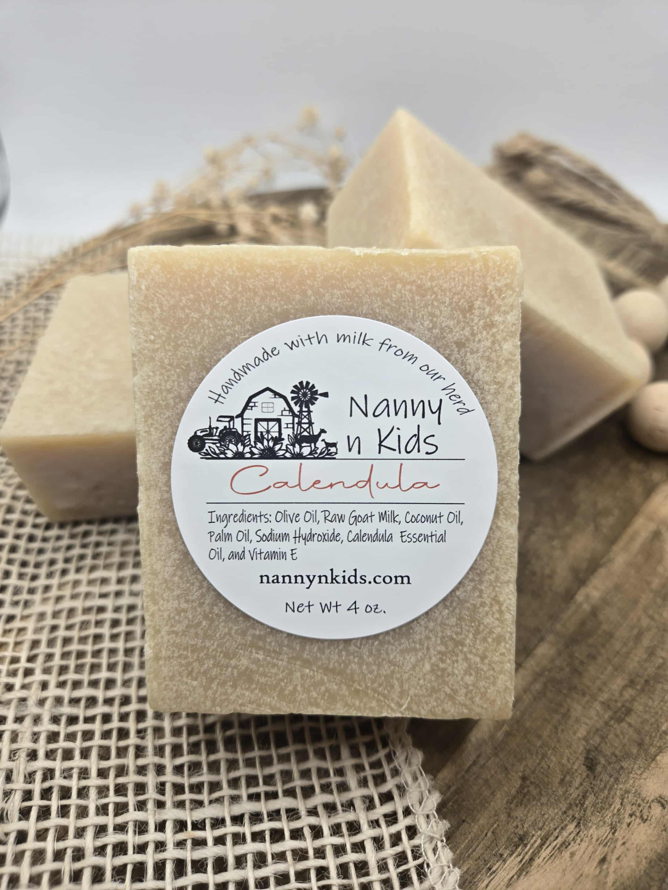 Calendula Goat Milk Bar Soap – Nanny N Kids
