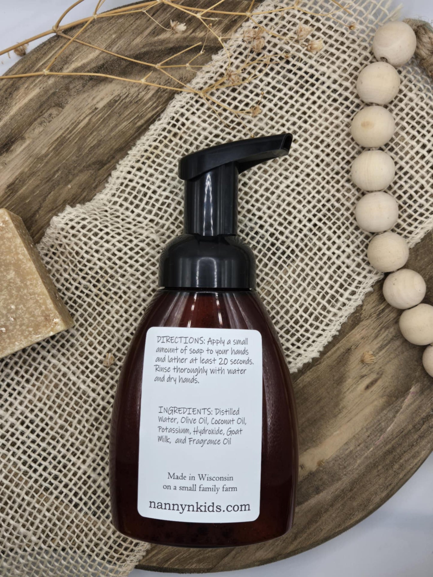 Apple Bourbon Goat Milk Foaming Soap