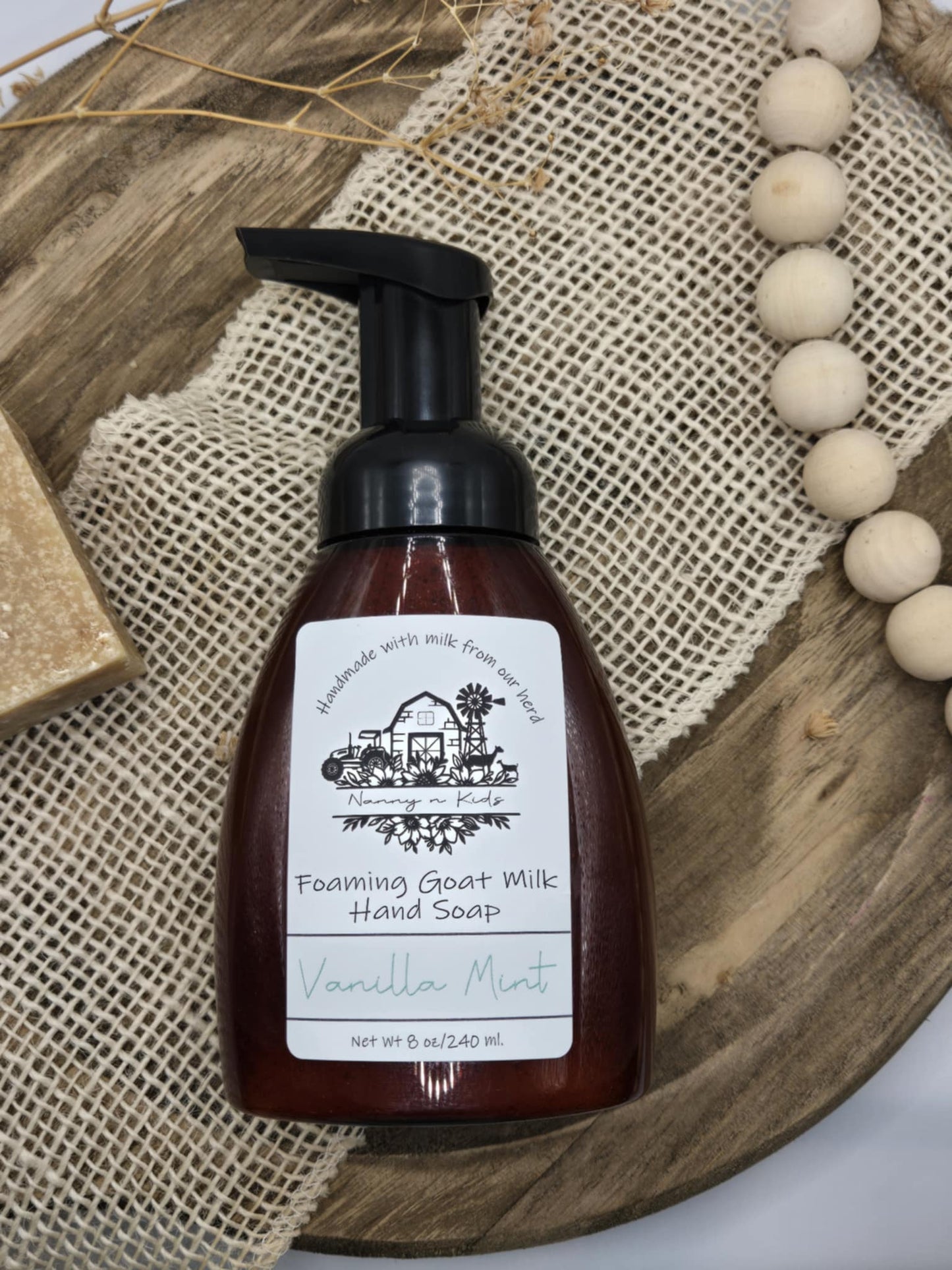 Vanilla Mint Goat Milk Foaming Soap