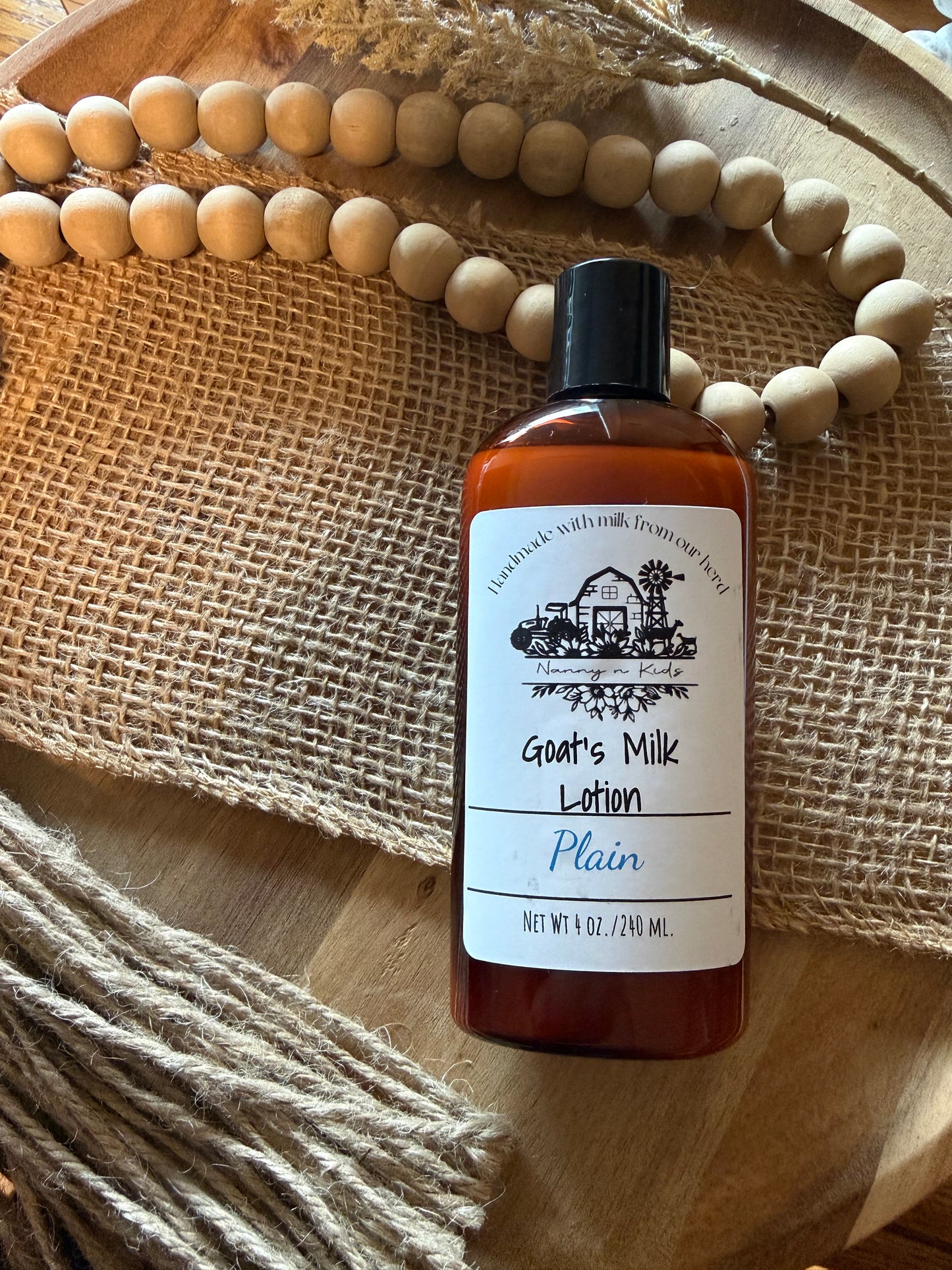 Travel Size Plain Goat Milk Lotion