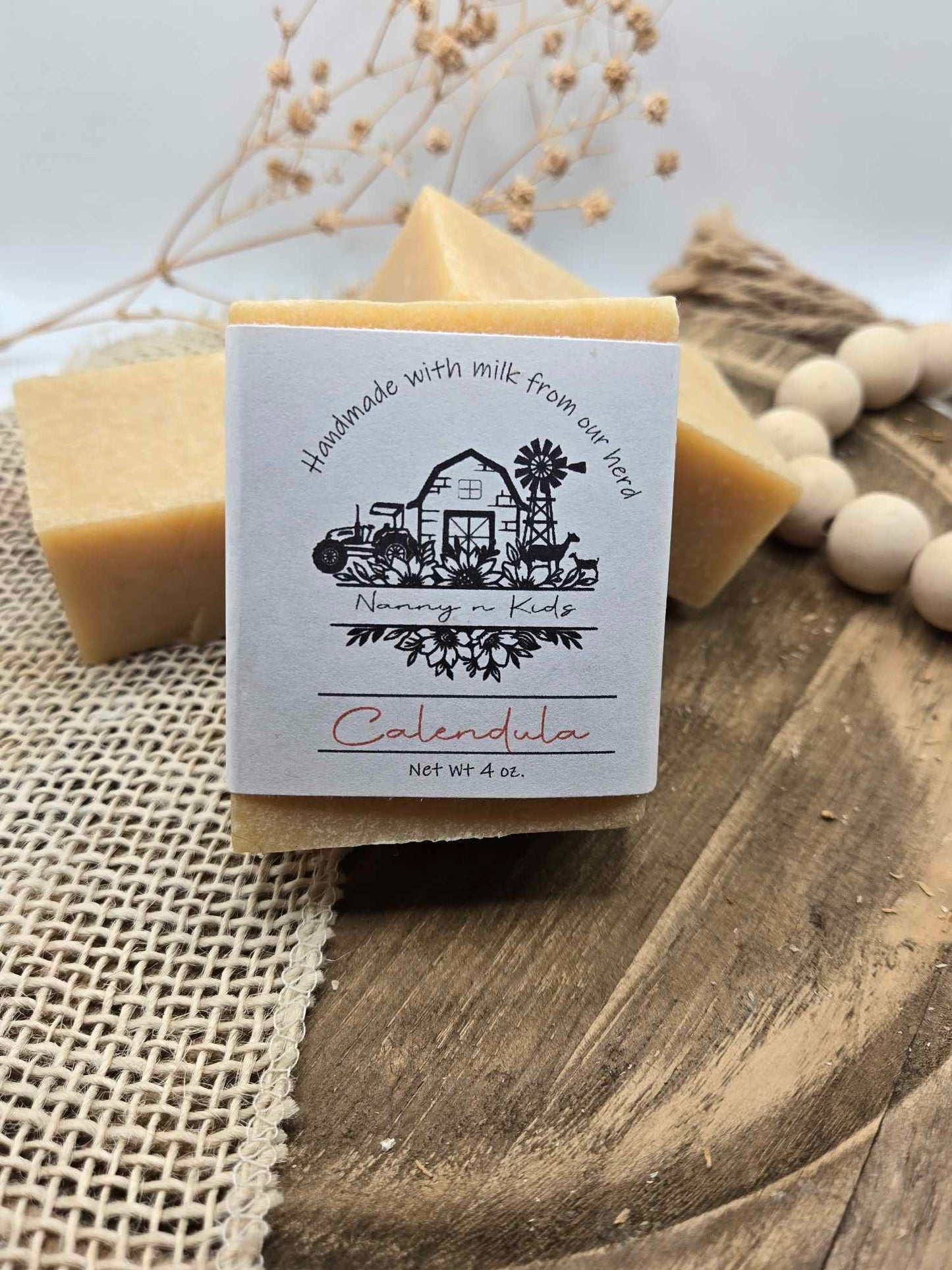 Calendula Goat Milk Bar Soap