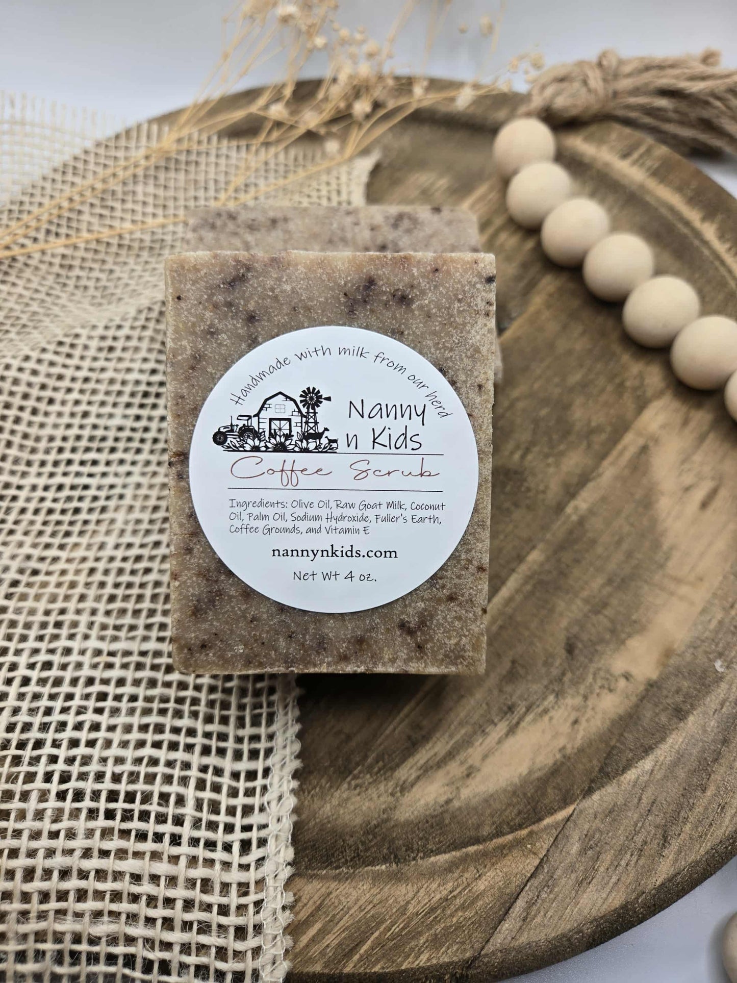 Coffee Scrub Goat Milk Bar Soap