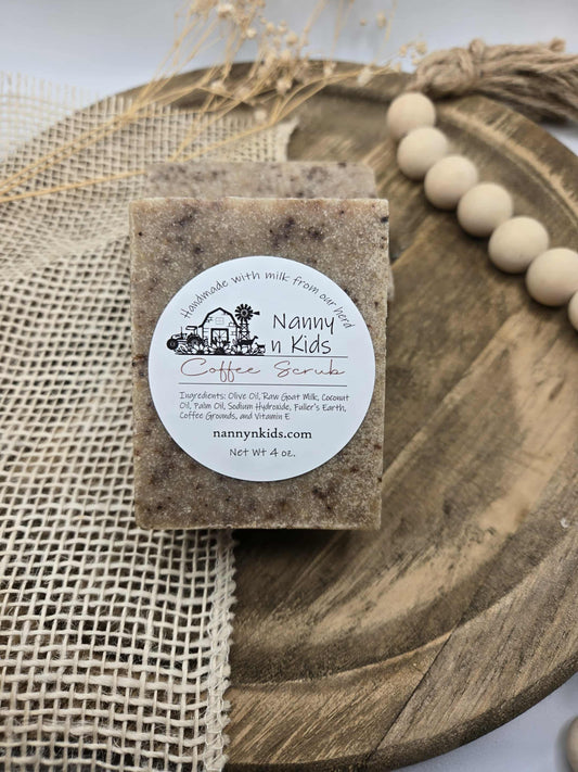Coffee Scrub Goat Milk Bar Soap
