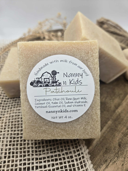 Patchouli Goat Milk Bar Soap