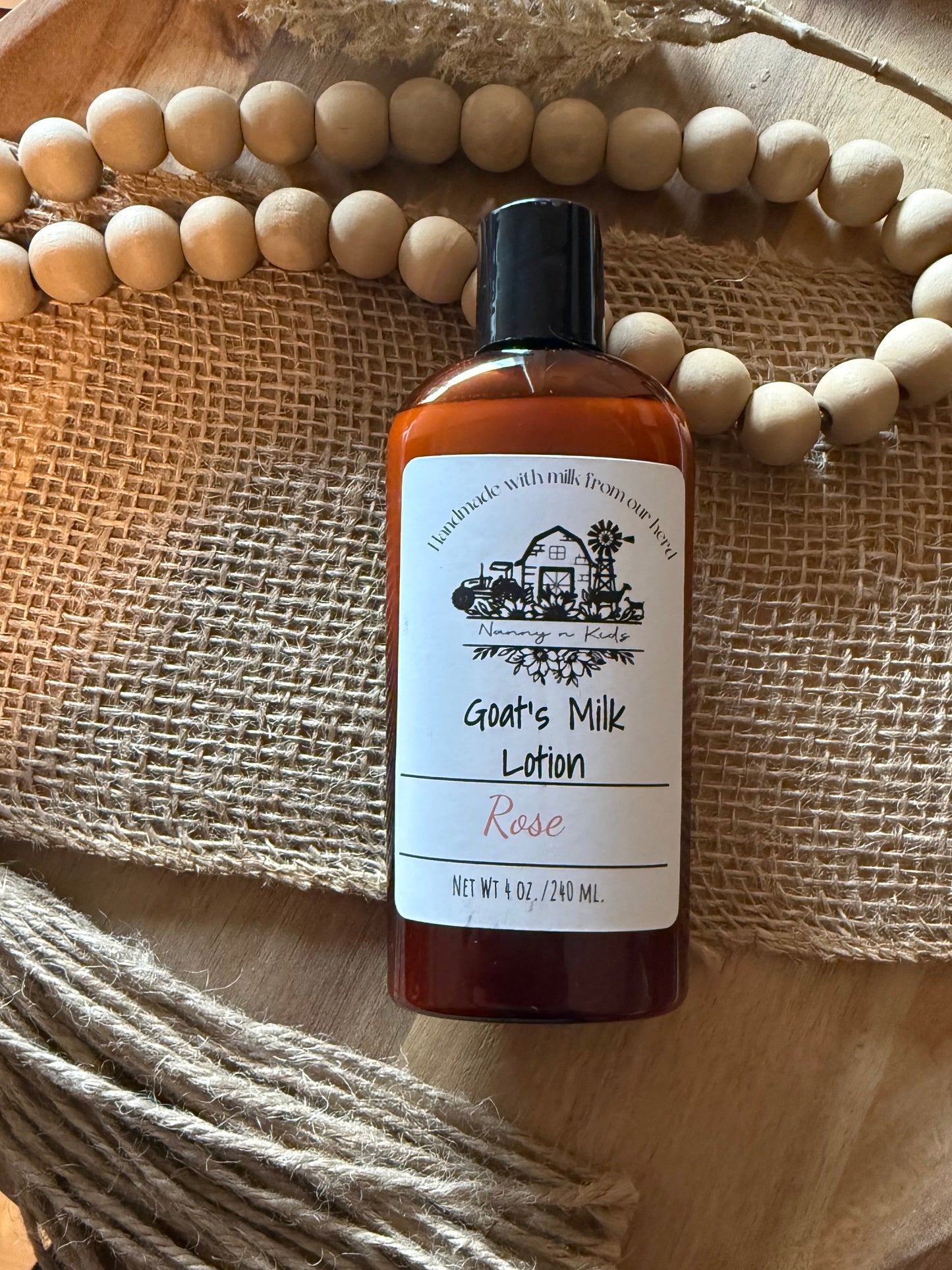 Travel Size Rose Goat Milk Lotion