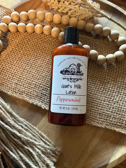 Travel Size Peppermint Goat Milk Lotion