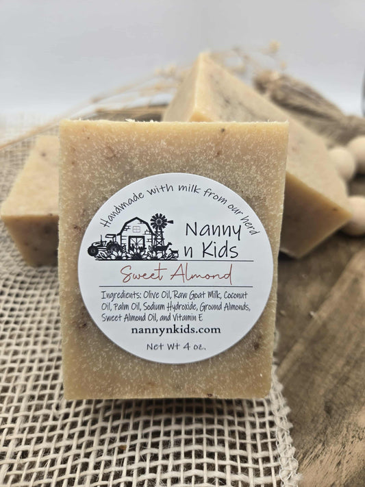 Sweet Almond Goat Milk Bar Soap