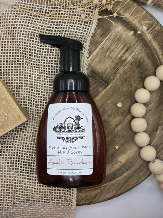Apple Bourbon Goat Milk Foaming Soap