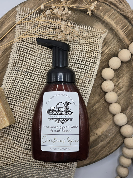 Christmas Spice Goat Milk Foaming Soap