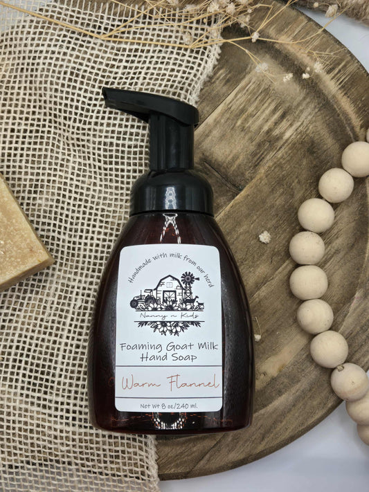 Warm Flannel Goat Milk Foaming Soap